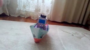 Корабль из картона