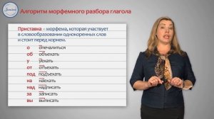 Уроки русского Разбор глагола по составу