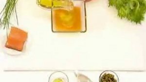 Лосось маринованный с каперсами