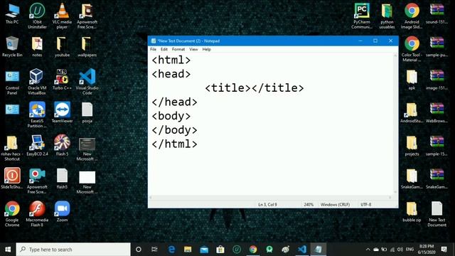 What is HTML ? vs code v/s notepad | Installating live server | HTML tutorial for beginners in hind смотреть онлайн