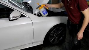 Антигравийная пленка на автомобиль.  Крылья на Мерседес S. Антигравийная пленка Уфа.