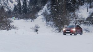 Кроссовер Renault Arkana в зимних горах. Обзор Аркана. Анонс сравнения с Duster и Kaptur.