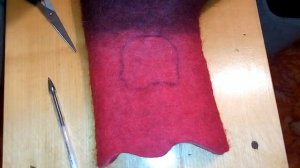 Декорирование валенка. Сухое валяние.  Часть1