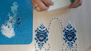 Процесс работы над круговым герданом. Этап 4