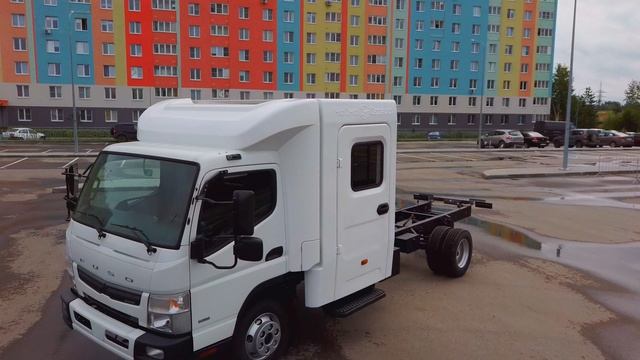 ДВУХРЯДНАЯ КАБИНА НА MISTUBISHI FUSO!