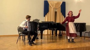 Частушки "Барыня". Василиса Карякина, Андрей Нестеров