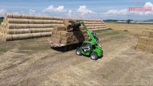 Технологический обзор телескопического погрузчика Merlo Turbofarmer 42.7