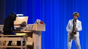 А. Пьяццолла. Либертанго | Хироко Иноуэ (орган), Вероника Кожухарова (саксофон)