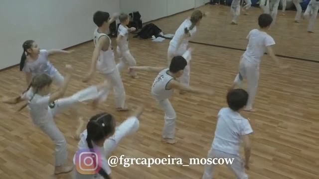 Школа капоэйры FGR Moscow, занятия в детской группе смотреть онлайн