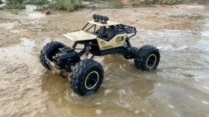 RC Rock Crawler Blue vs Gold | RC Rock Crawler Water Test | RC 4x4