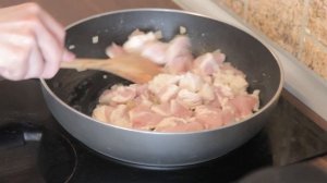Рецепт пасты с индейкой в сливочном соусе