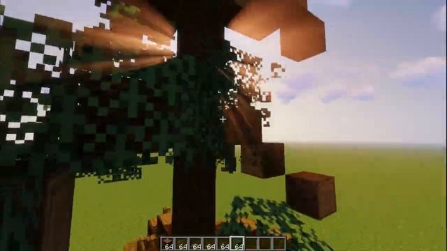 Как построить красивые деревья в MINECRAFT 1.18.1