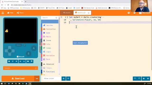 How to use the Darts Extension in MakeCode Arcade смотреть онлайн