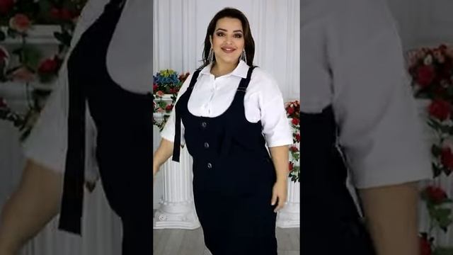 Офисный сарафан #12013 оптом Кыргызстан