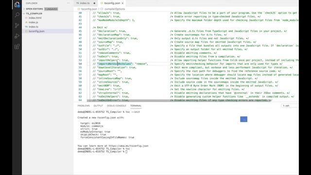 TypeScript #10: Using TSConfig.json In TypeScript