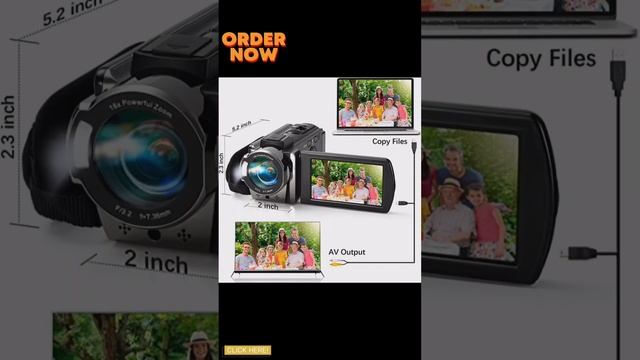 Video Camera Camcorder kimire Digital Camera Recorder Full HD