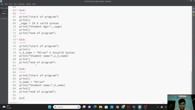 Python Identifiers