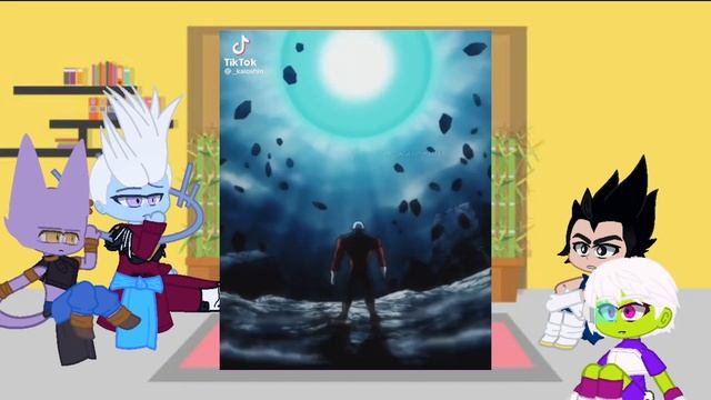 Dragon ball characters react to goku