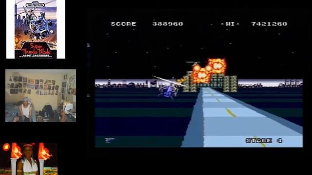 Super Thunder Blade Sega Genesis Playthrough 2 смотреть онлайн