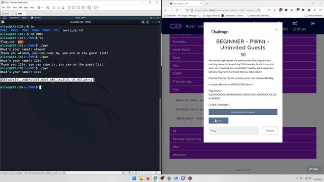 Inter-Galactic CTF 2022: All Beginner PWN Challenges