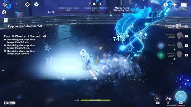 alhaitham quickbloom x ayaka freeze | 3.4 spiral abyss floor 12 full clear (9 stars) смотреть онлайн