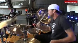Чад Смит, разминка и саундчек перед концертом  Chad Smith