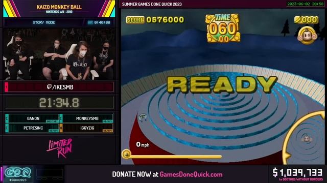 Kaizo Monkey Ball by IkeSMB in 32:32 - Summer Games Done Quick 2023 смотреть онлайн