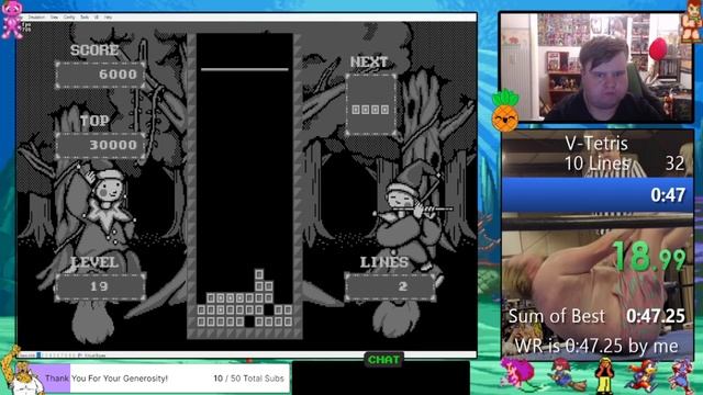 V-Tetris (Virtual Boy) 10 Lines 43s 083ms смотреть онлайн