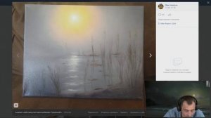 Разбор работ учеников, написанных по вебинару "Туманный берег" | Школа морского пейзажа Дмитрия Роз