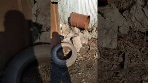 1/3 Часть Гаража Асфальтной крошкой отсыпана/Фундамент под Гараж из Шпал Своими силами/Обзор/