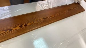 Масло для дерева фасадные работы. Нанесение второго слоя. Без содержания дешевых масел, не шелушитс