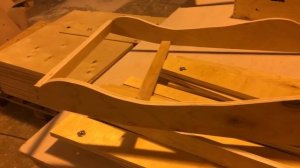 Каркас-корпус кресла из фанеры «Галант» (спинка,сидушка,локти)