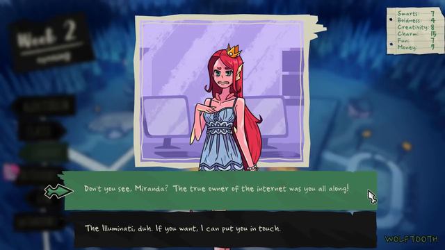 Monster Prom - Dating Miranda & Good Ending / Gameplay смотреть онлайн