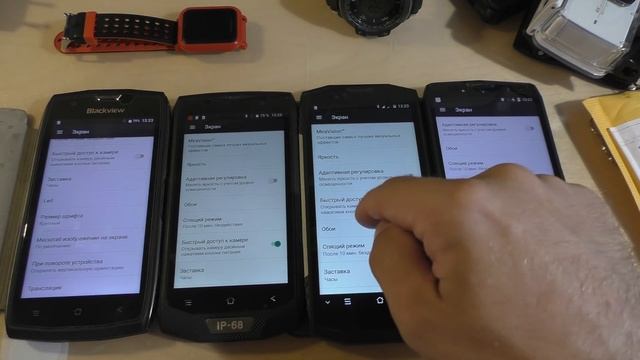 Blackview BV7000/8000pro/9000pro и P10000pro - визуальное сравнение и магнитная зарядка. смотреть онлайн
