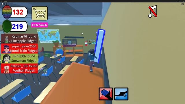 New Update - All Fidgets in School area - Epic Fidget Hunt [Pop It] [Roblox] смотреть онлайн