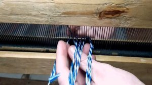 Ручное ткачество. Тканый половик