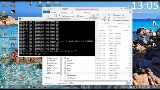 Как создать свой сервер Minecraft 1.8-1.8.9 смотреть онлайн