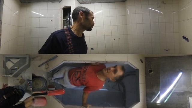 #рвк 2178 Укладка плитки . Этапы ремонта Санузла однокомнатной Квартиры смотреть онлайн