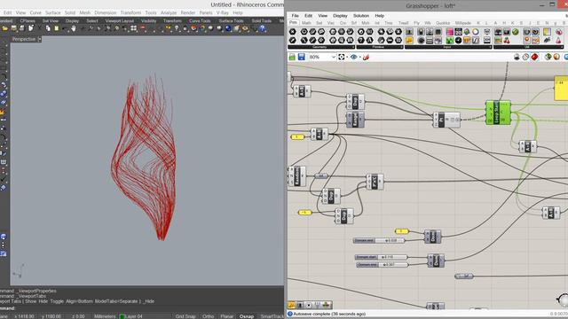 Grasshopper: vase experiment with anemone смотреть онлайн