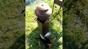 Как работает самодельная ракета-печь.