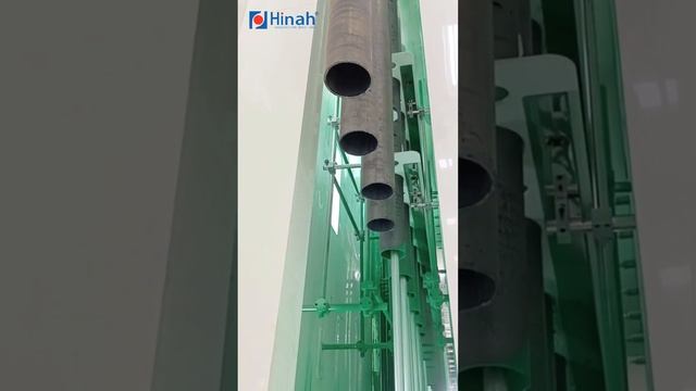 vertical Pipes Inside and outside inner and outer electrostatic powder coating line