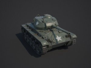 World of Tanks ( старый M24 Chaffee )