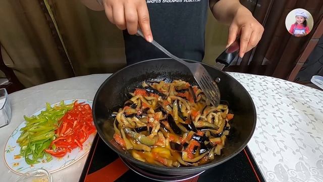 КАДИЧА - Жареные баклажаны по-корейски! КОРЕЙСКАЯ КУХНЯ Проще простого! #5