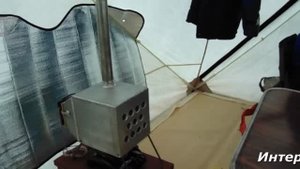 Теплообменник Прометей для зимней рыбалки в палатке