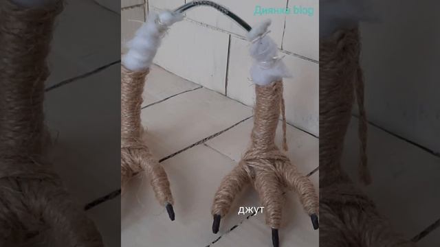 Интерьерная кукла. Ворона.Техника - чердачная игрушка.