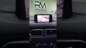 Mazda CX 5 2018 передняя камера в значок на заводской монитор