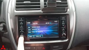 Русификация штатного головного устройства (с двумя регуляторами) на Mitsubishi ASX