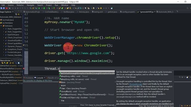 How to get HAR file in Selenium WebDriver & BrowserMob Proxy | Java| Export Network Logs as HAR fil смотреть онлайн