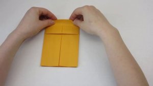 Как сделать кровать из из бумаги. Оригами - кровать.