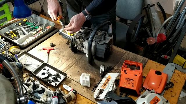 Замена катушки зажигания на китайской бензопиле. смотреть онлайн